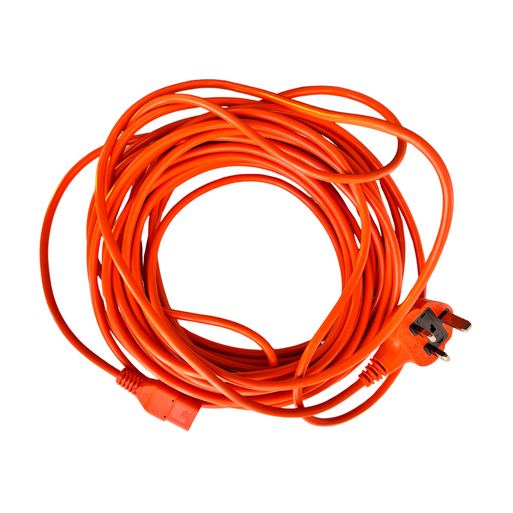 QUALTEX | 12 MTR  2 CORE CABLE W/ STRAIGHT CONNECTOR | QUAFLX91