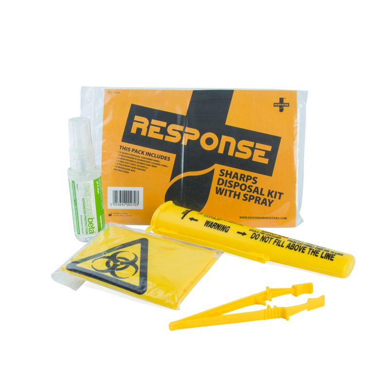 RESPONSE | SHARPS 1 APPLICATION DISPOSAL KIT | RES100