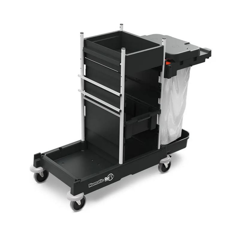NUMATIC | SM1 SERVO-MATIC TROLLEY C/W 120LTR WASTE | 919416