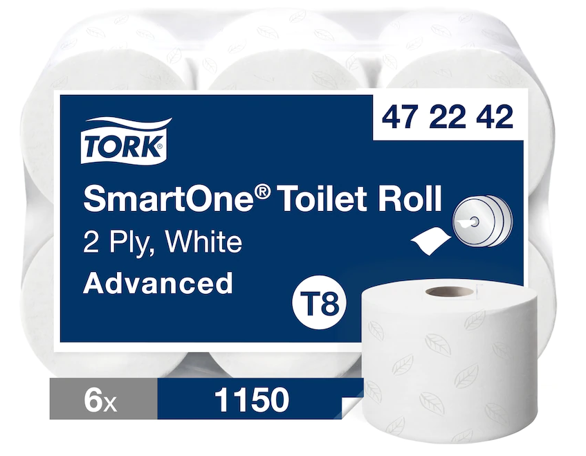TORK | T8 SMART ONE TOILET ROLLS 6 X 200 MTRS | 472242