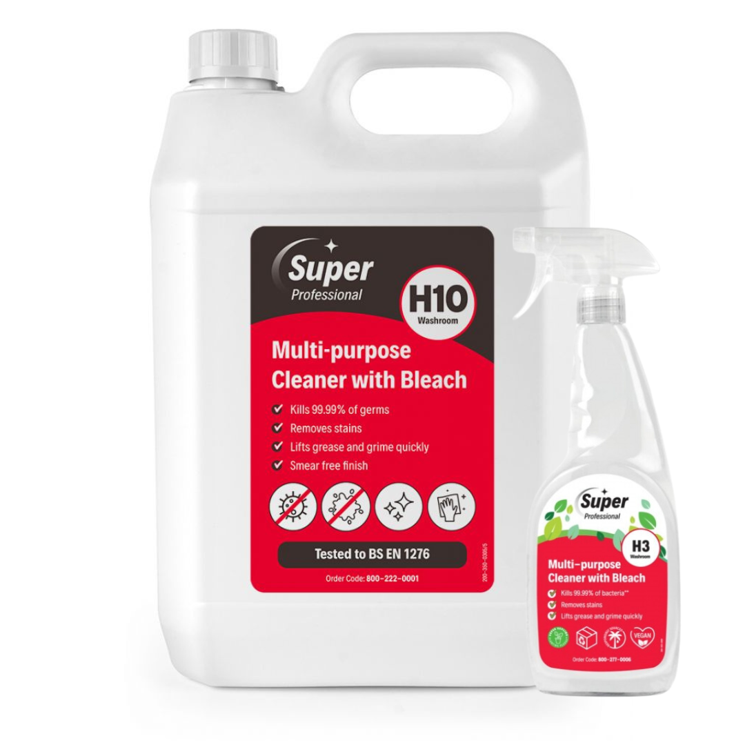 MIRIUS | SUPER MULTI PURPOSE SPRAY WITH BLEACH | 800-301-0500