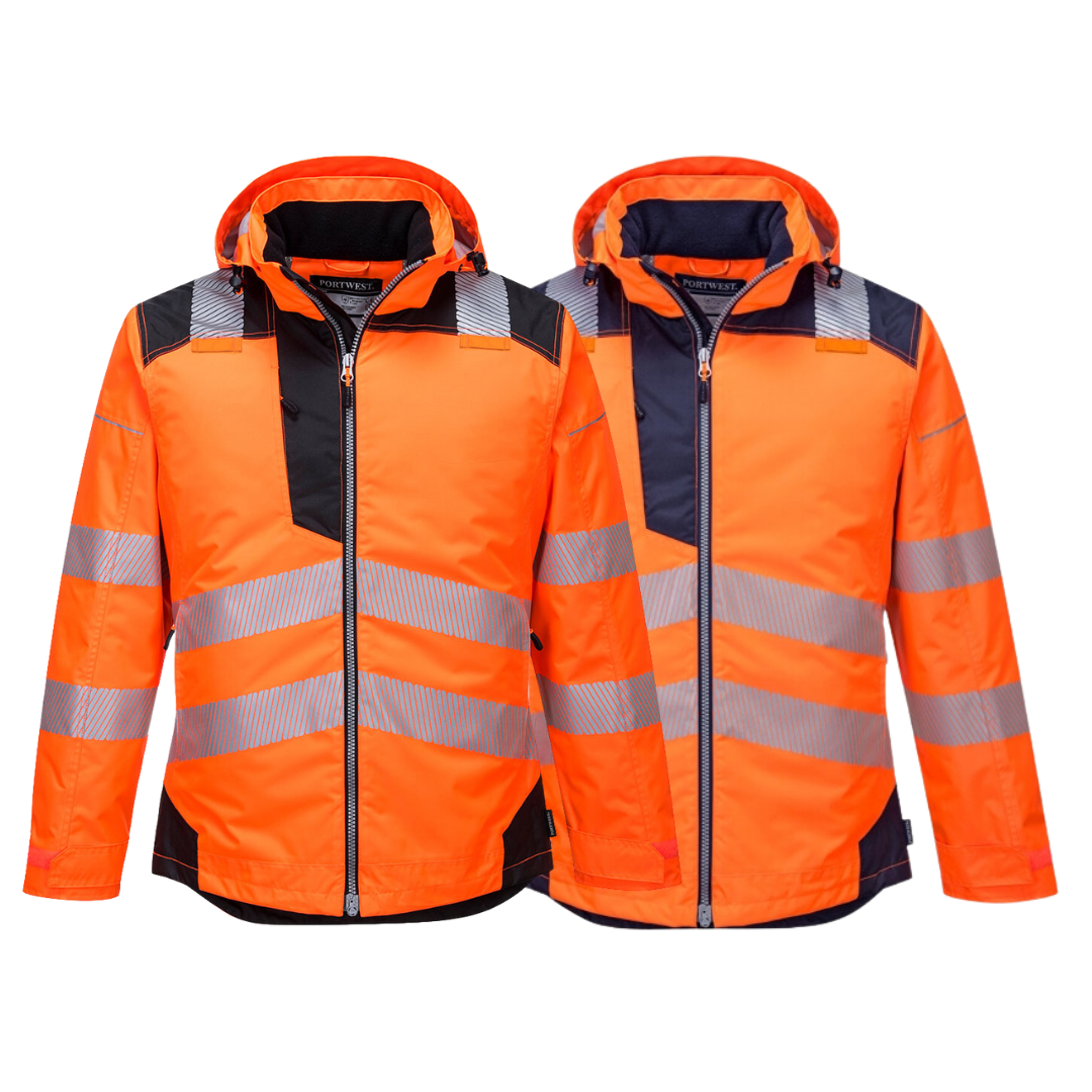 PORTWEST | PW3 HI-VIS WINTER JACKET | T400