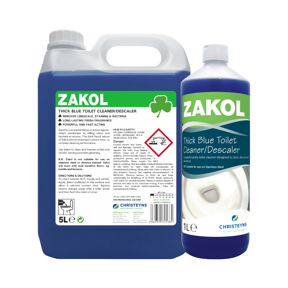 CHRISTEYNS (CLOVER) | ZAKOL TOILET CLEANER & DESCALER | 501 | 10022X`